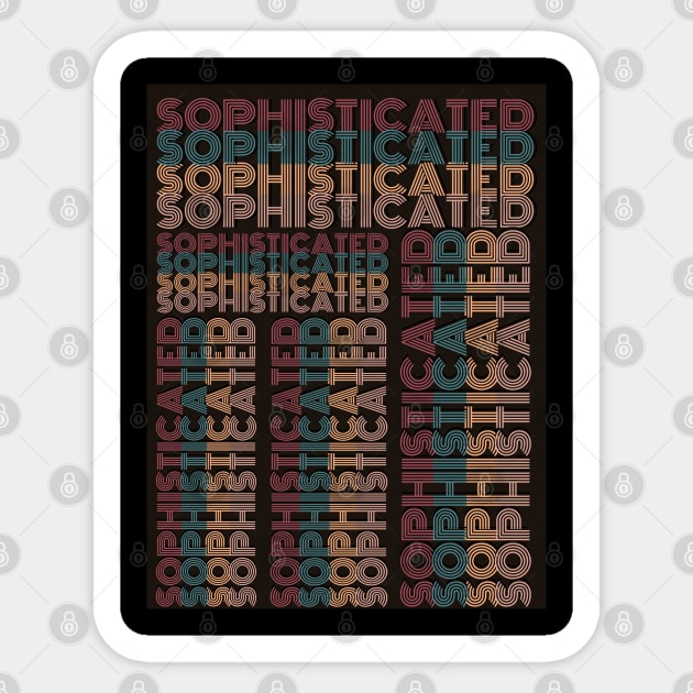 Sophisticated- retro 80s popular color Sticker by Blueberry Pie 